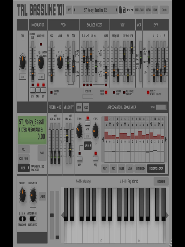 Togu Audio Line TAL-BassLine-101